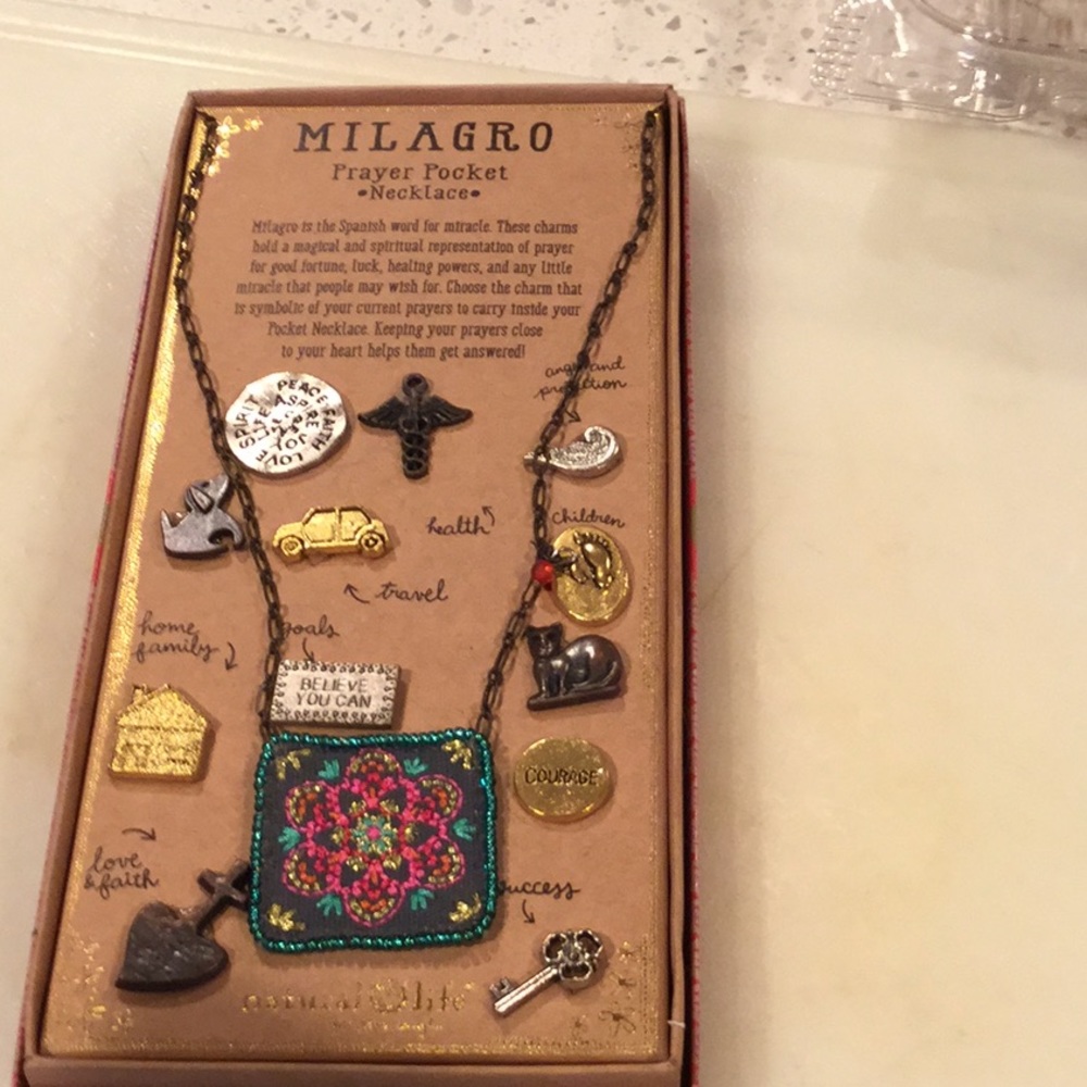 Milagro New Prayer Pocket Necklace
